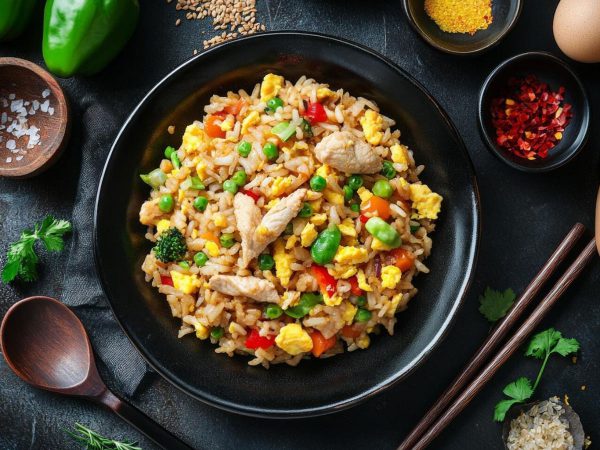 Vegetable Chicken with Rice